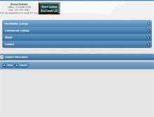 Tablet Screenshot of brucegrahamre.com